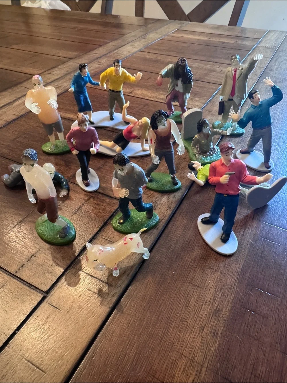 Zombie Cake Toppers Figurines Horror Scary Cupcake Novelty Halloween Party